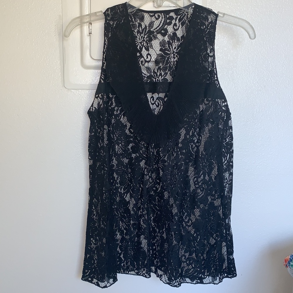 Zara Black Lace Top